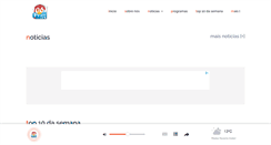 Desktop Screenshot of praiafm.com.br
